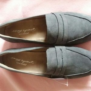 Easy Spirit Slip-ons, Gray Suede, unworn